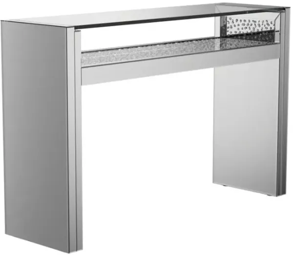 Edna 1-shelf Console Table Silver