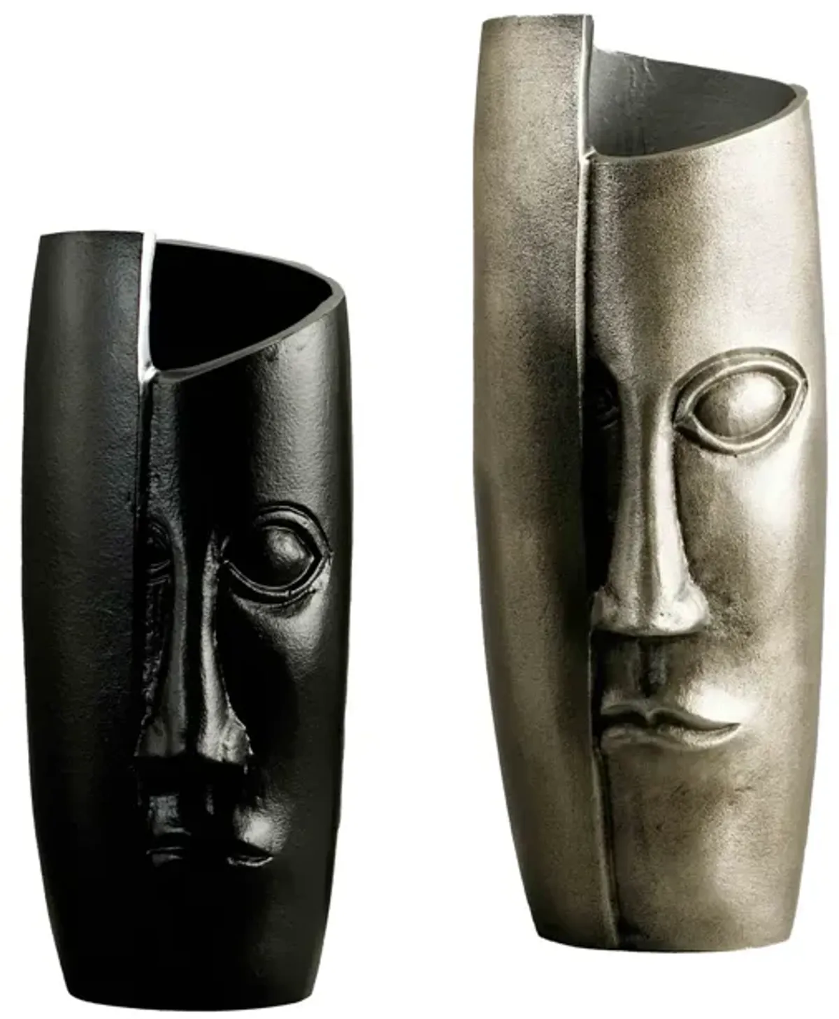 Breeze Masquerade Vase - Small Polished Black