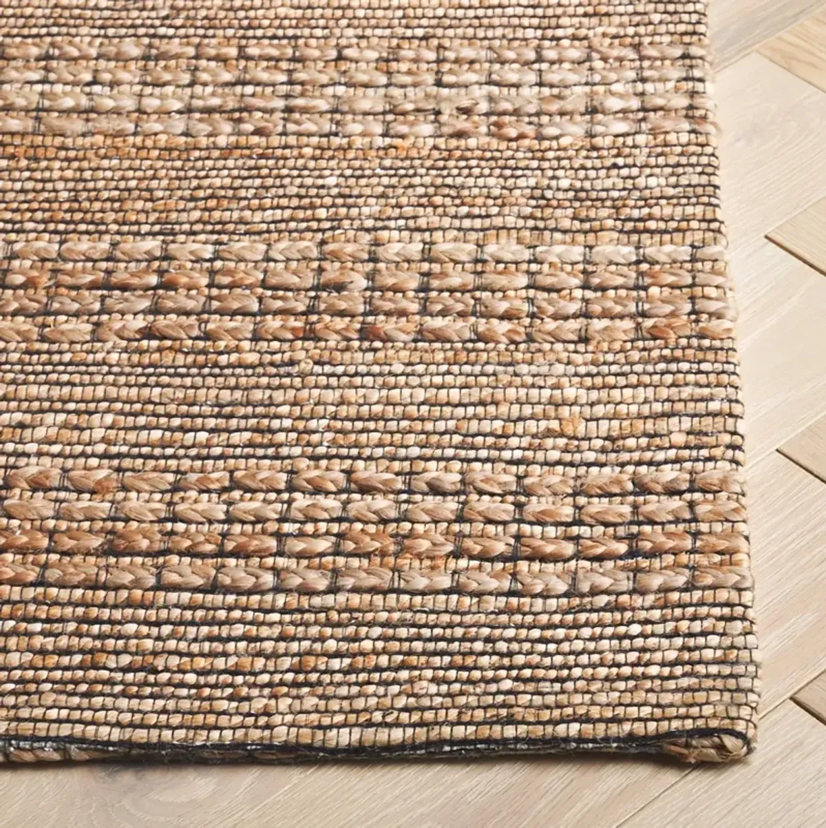 NATURAL FIBER 676 NATURAL  6'-6' x 6'-6' Square Square Rug