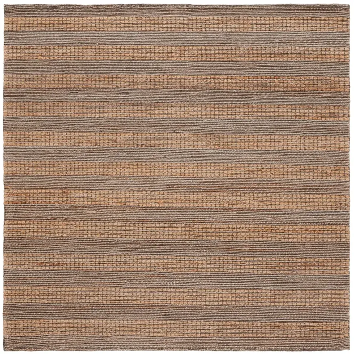 NATURAL FIBER 676 NATURAL  6'-6' x 6'-6' Square Square Rug