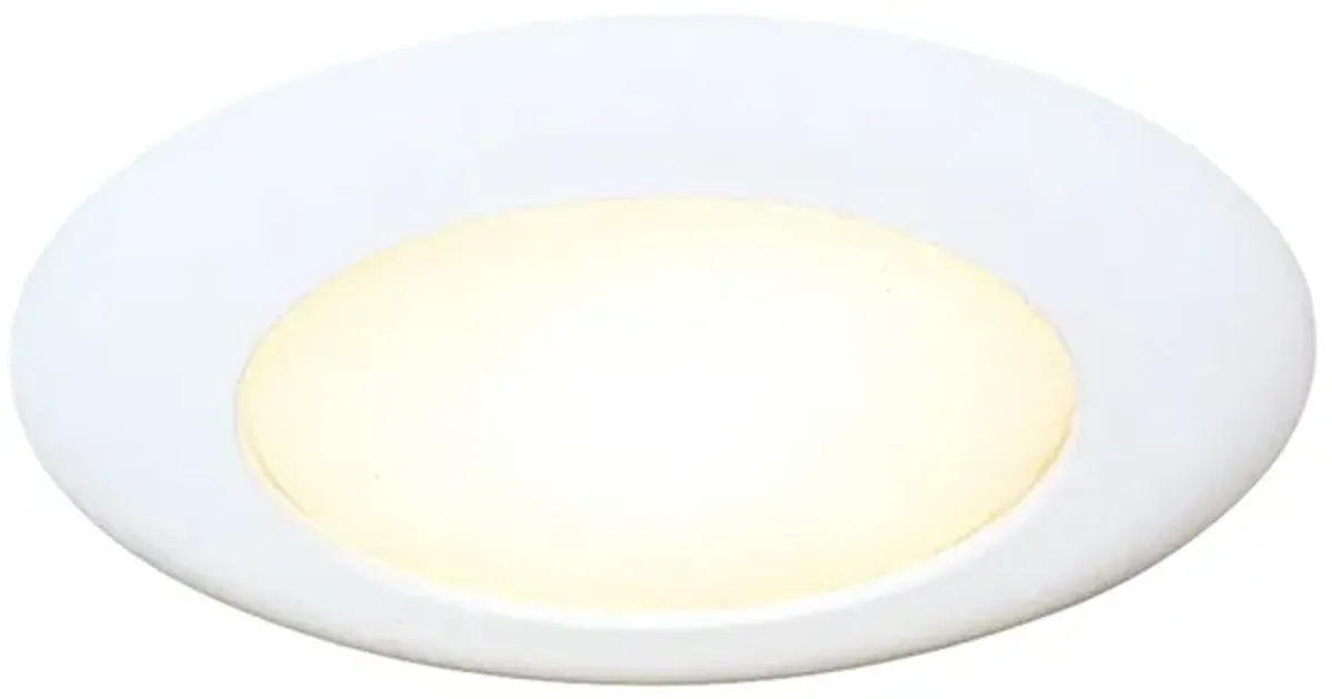 8'' Wide 1-Light Recessed Light - White