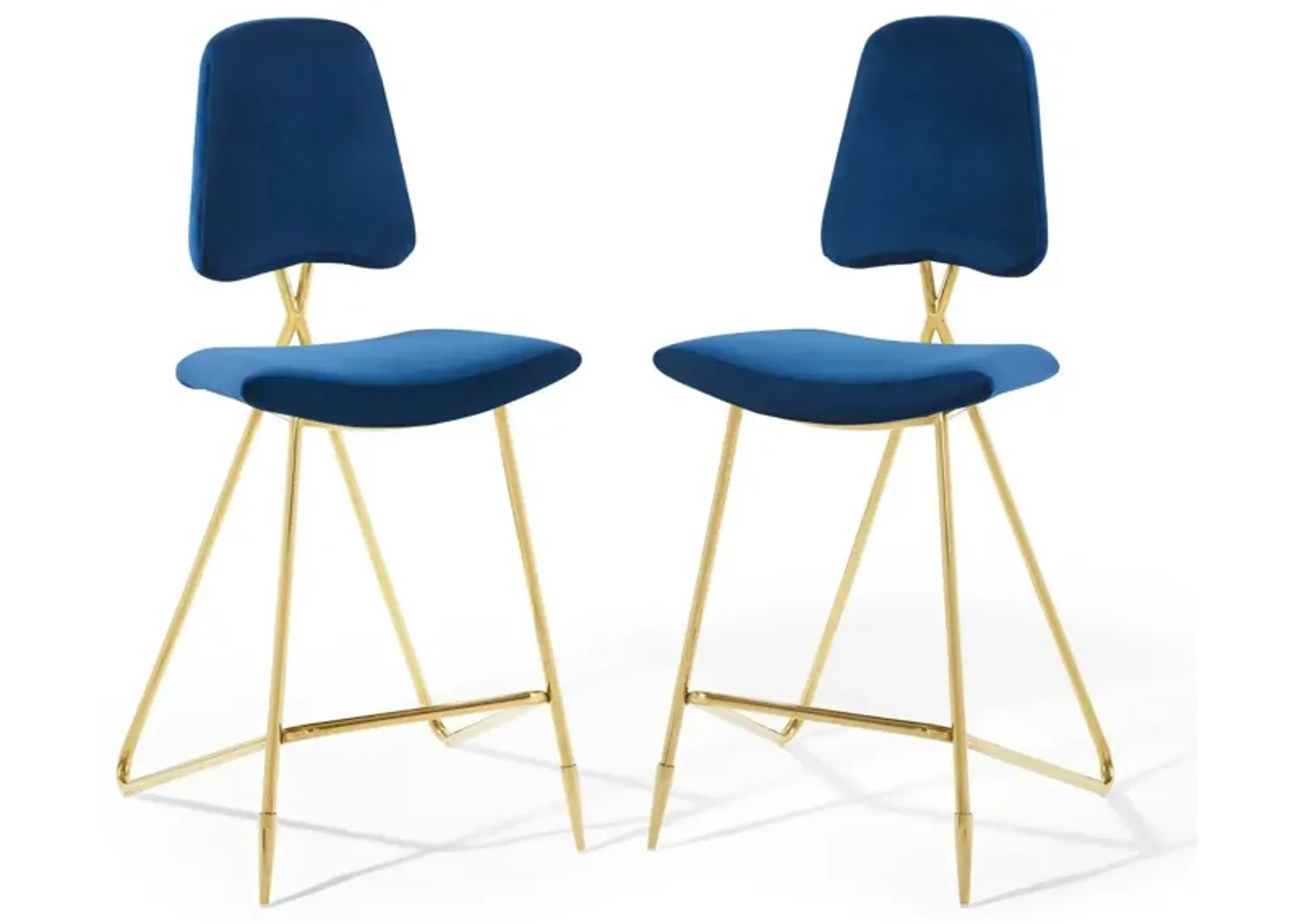 Ponder Bar Stool Performance Velvet Set of 2