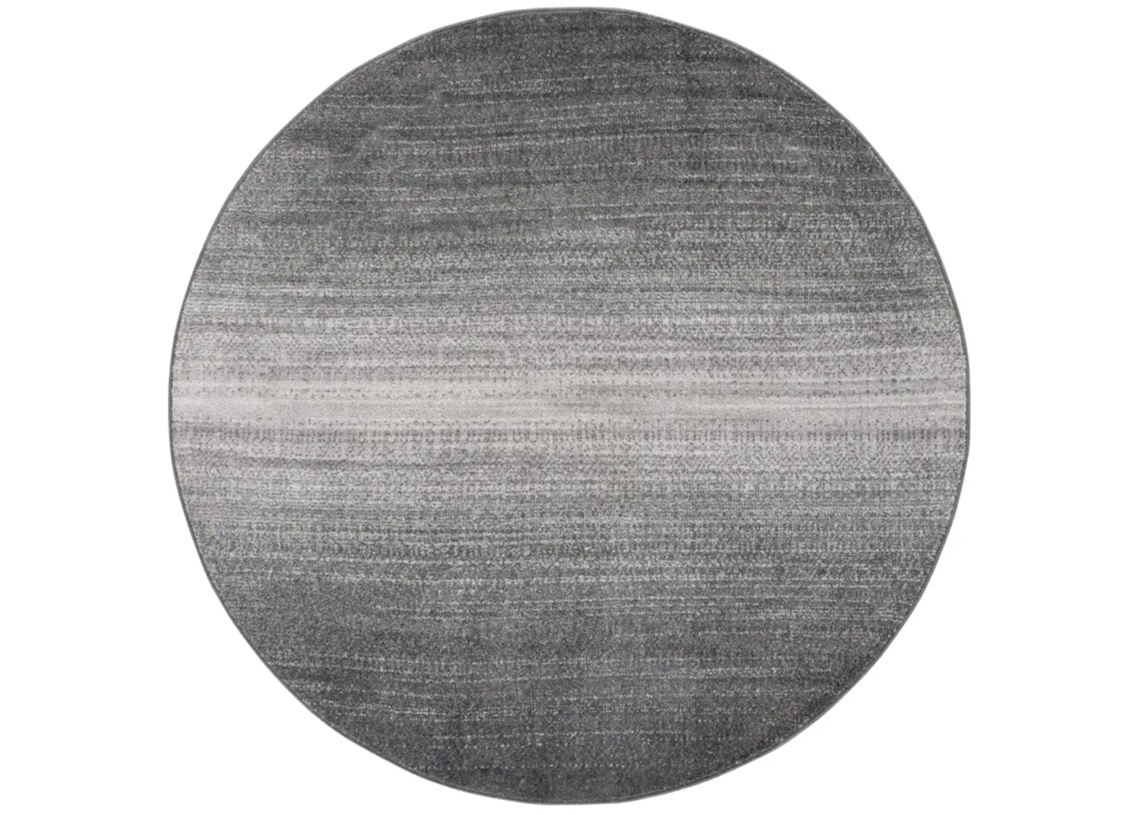 ADIRONDACK 100 DARK GREY  6' x 6' Round Round Rug