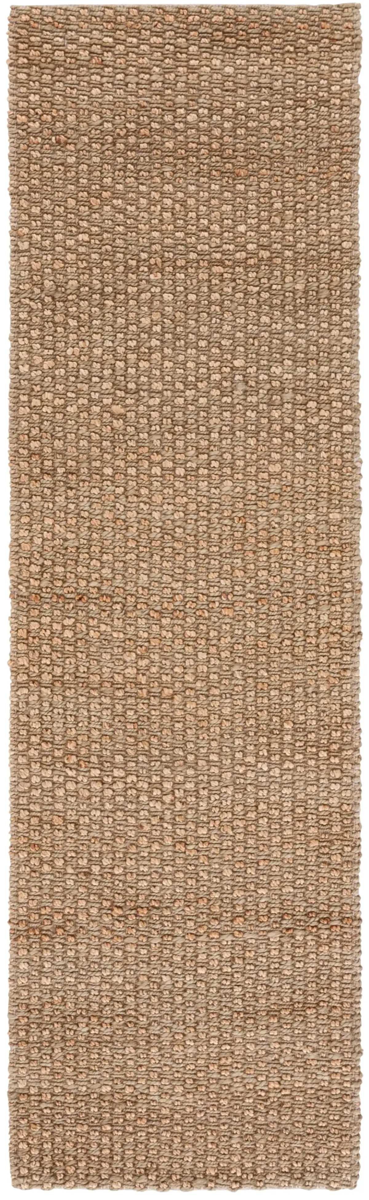 NATURAL FIBER NATURAL  2'-3' x 8' Runner Rug