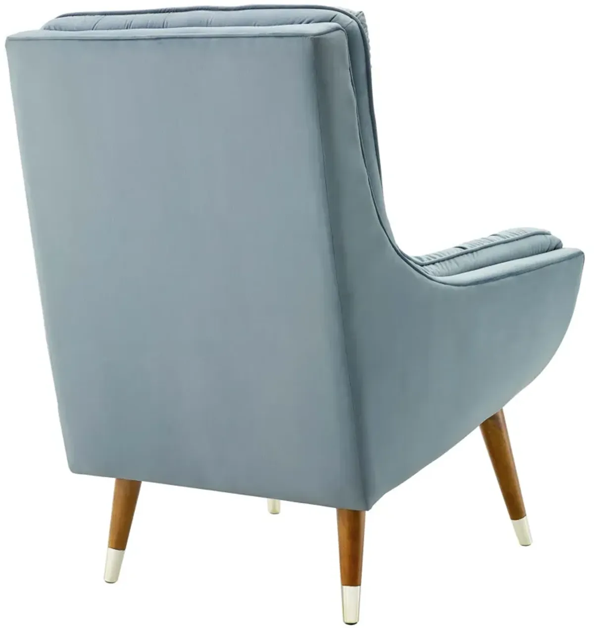 Suggest Button Tufted Performance Velvet Lounge Chair