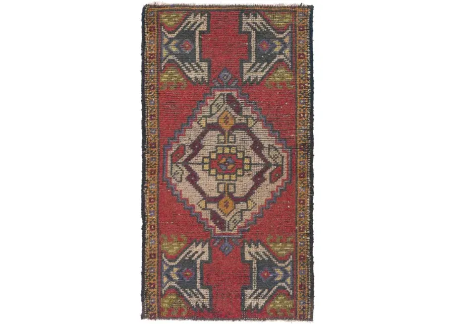 One of a Kind 1'8'' x 3'' Rug