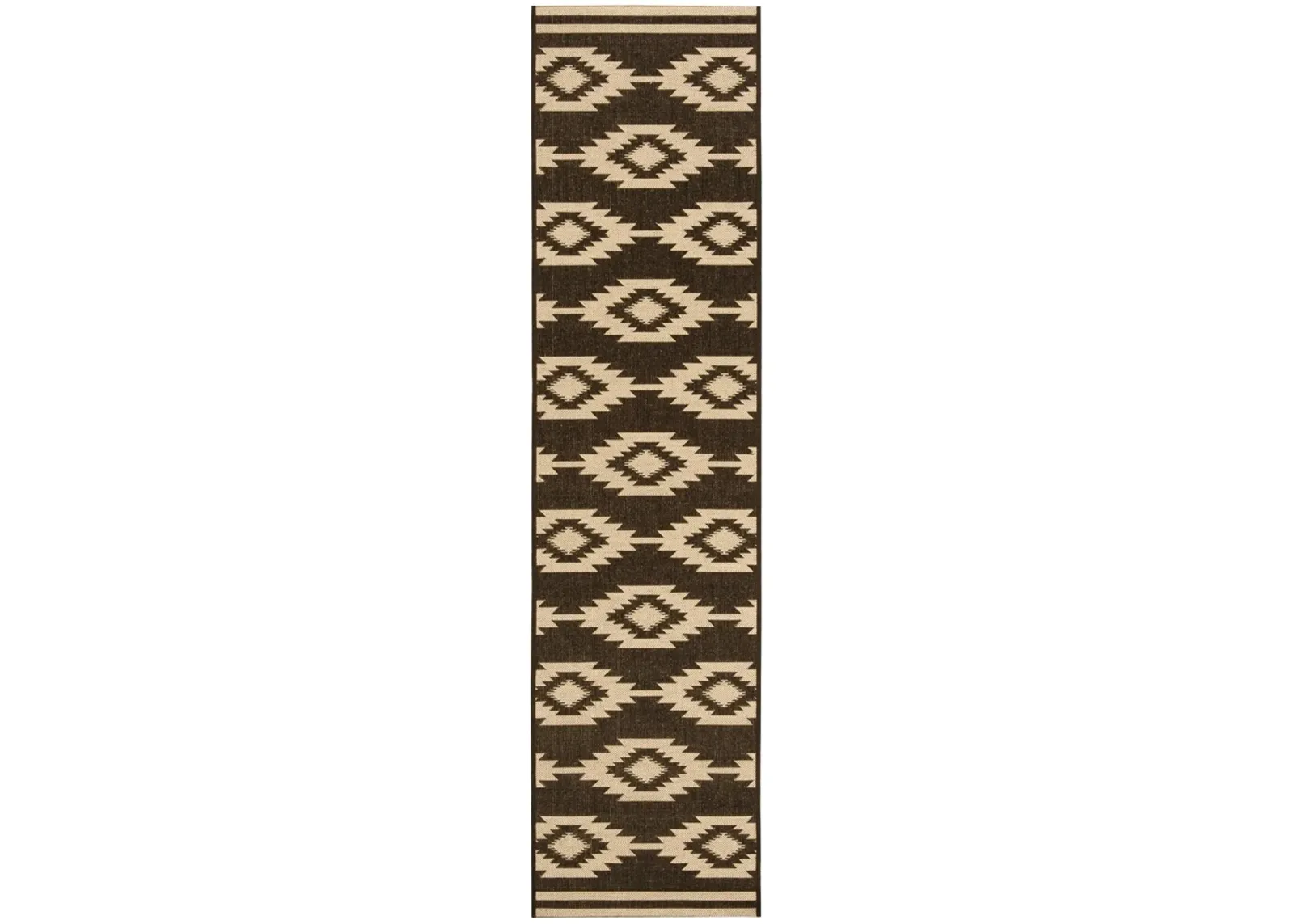 BEACH HOUSE 171 Brown 2'-2' X 6' Runner Rug