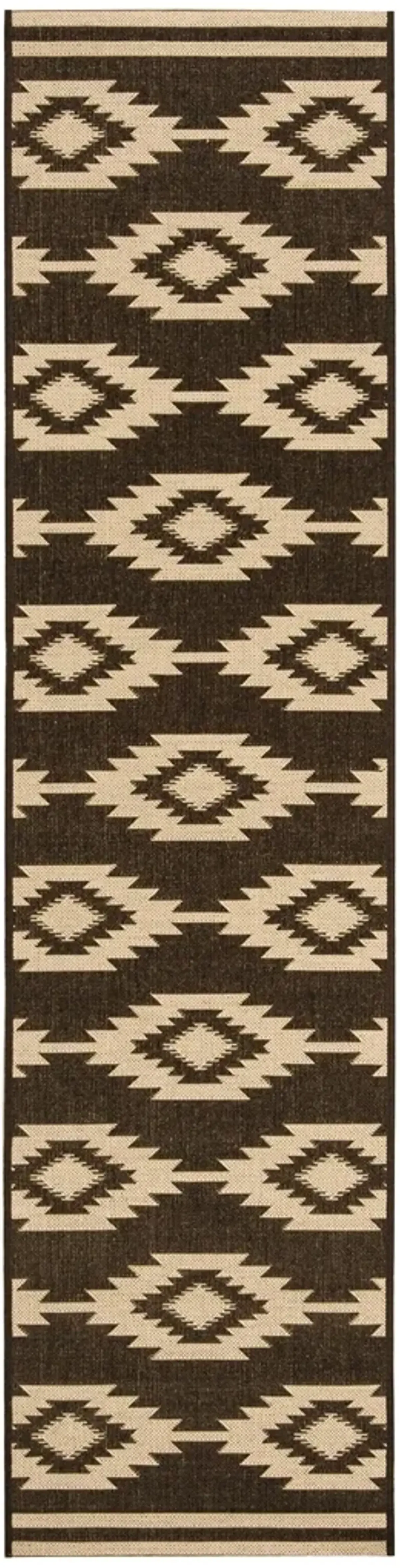 BEACH HOUSE 171 Brown 2'-2' X 6' Runner Rug