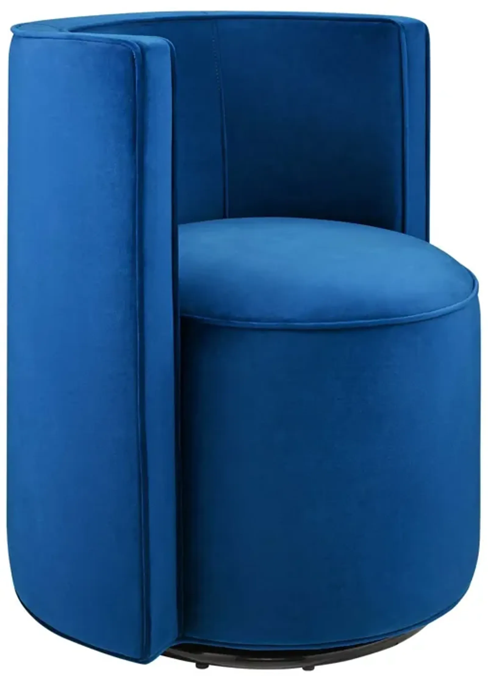 Della Performance Velvet Fabric Swivel Chair