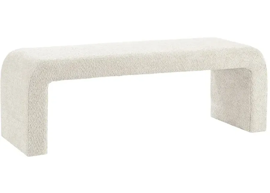 Boucle Waterfall Bench