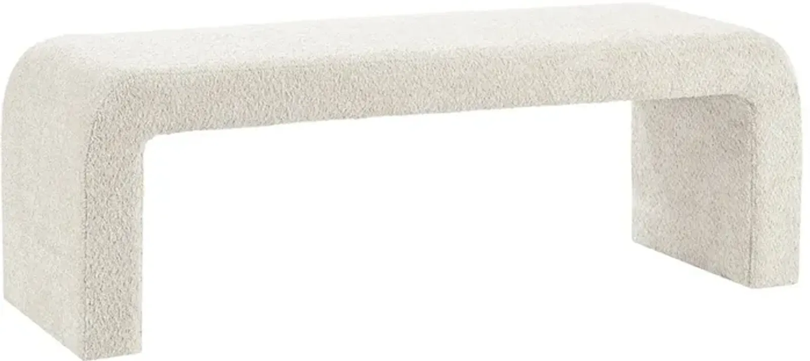 Boucle Waterfall Bench