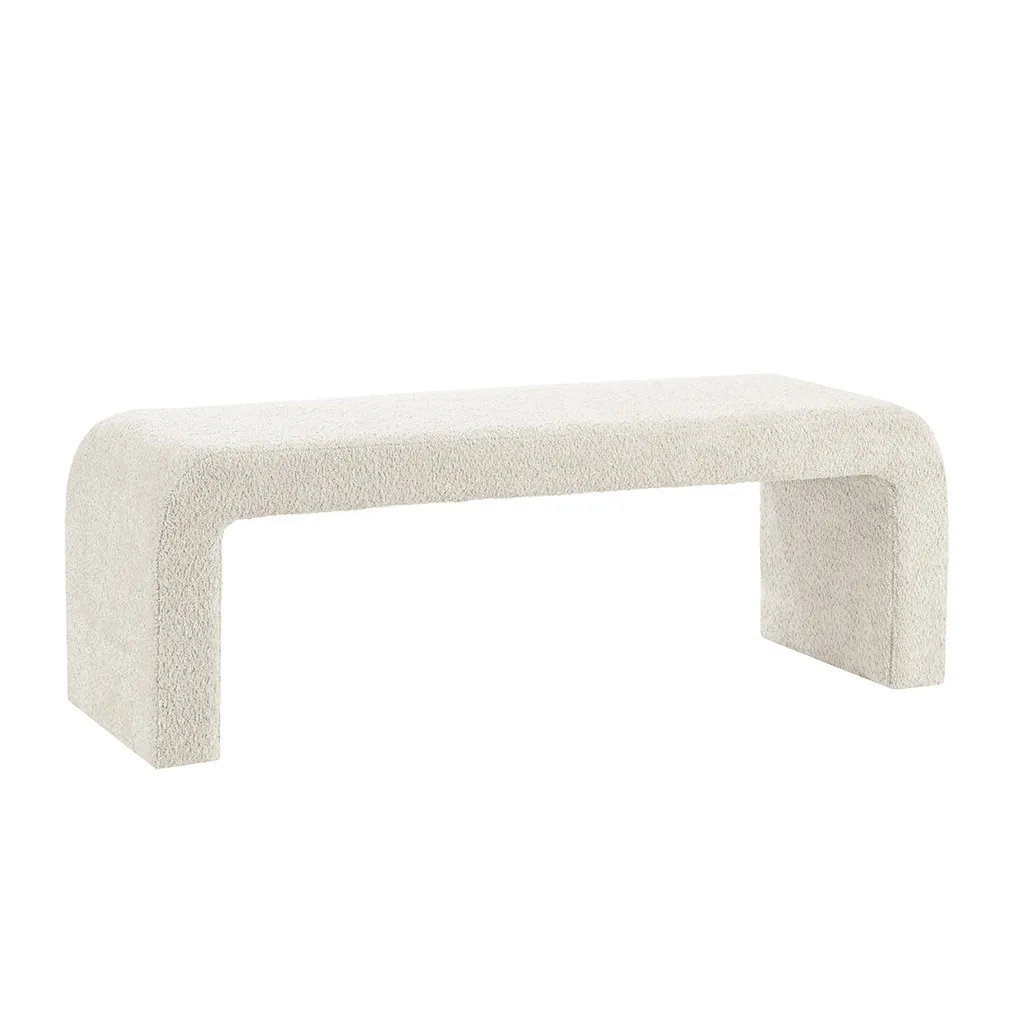 Boucle Waterfall Bench