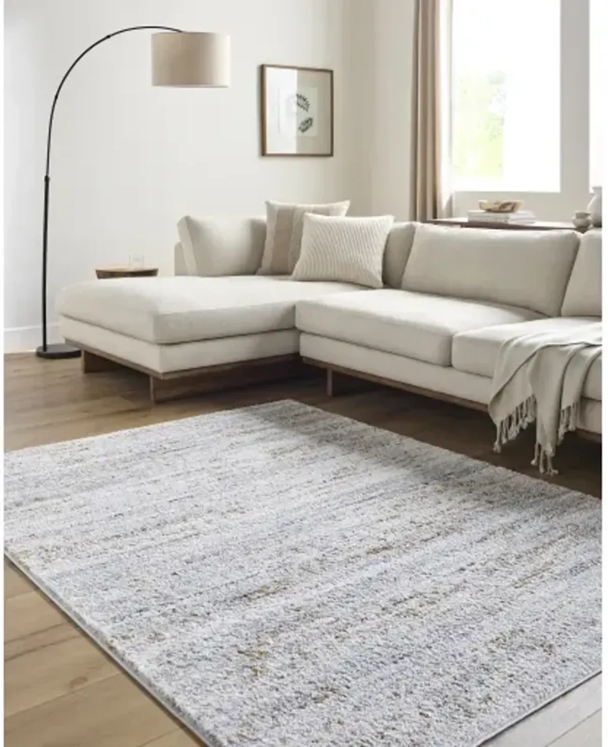 Liebe LBE-2300 7'10" x 10' Machine Woven Rug