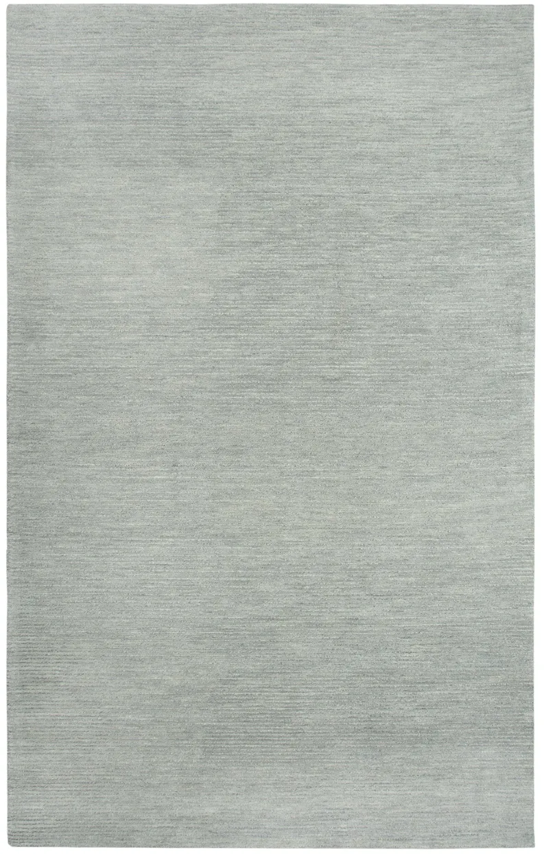 Fifth Avenue Gray Solid Wool 10' x 13' Rectangle Rug