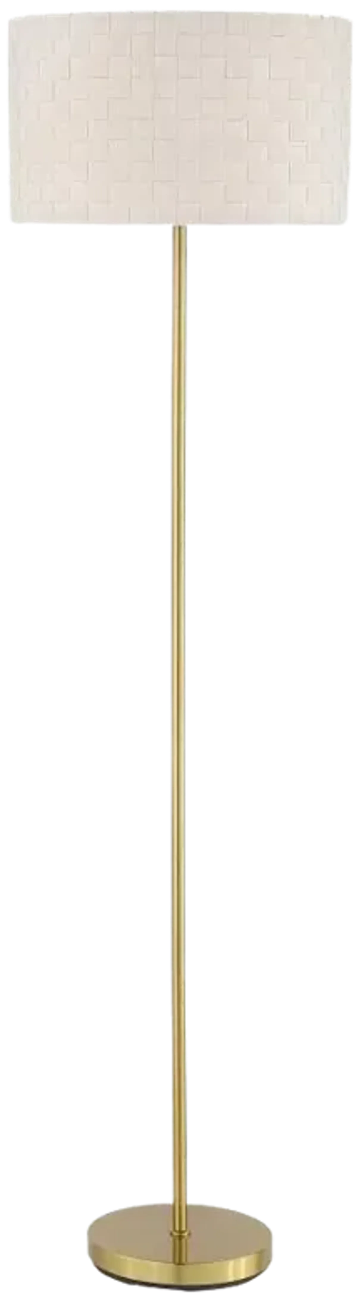 Ramiro Drum Shade Floor Lamp Gold