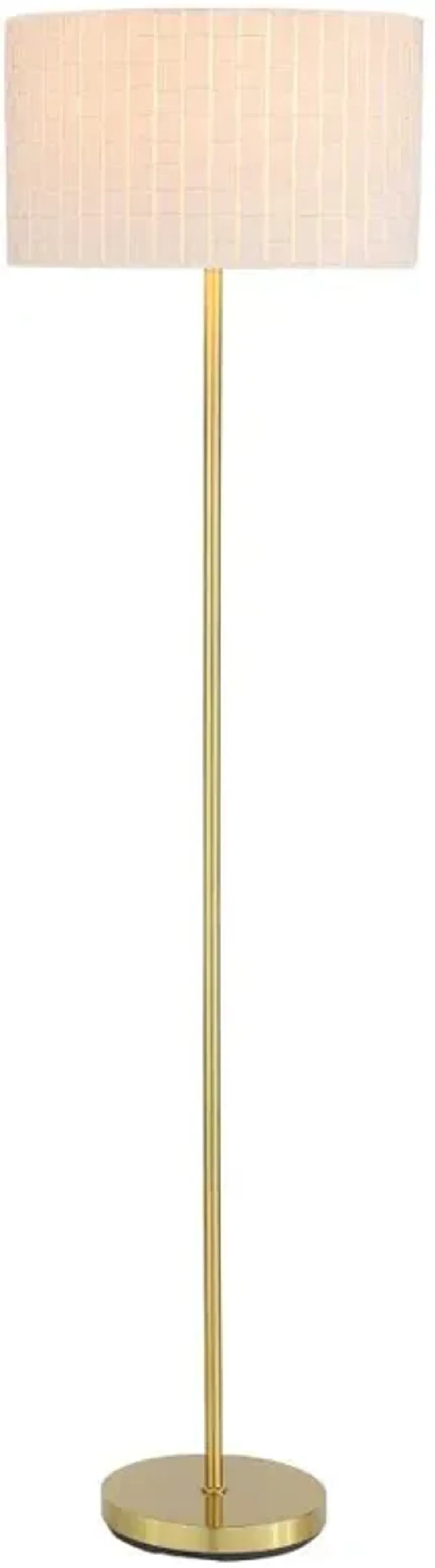 Ramiro Drum Shade Floor Lamp Gold