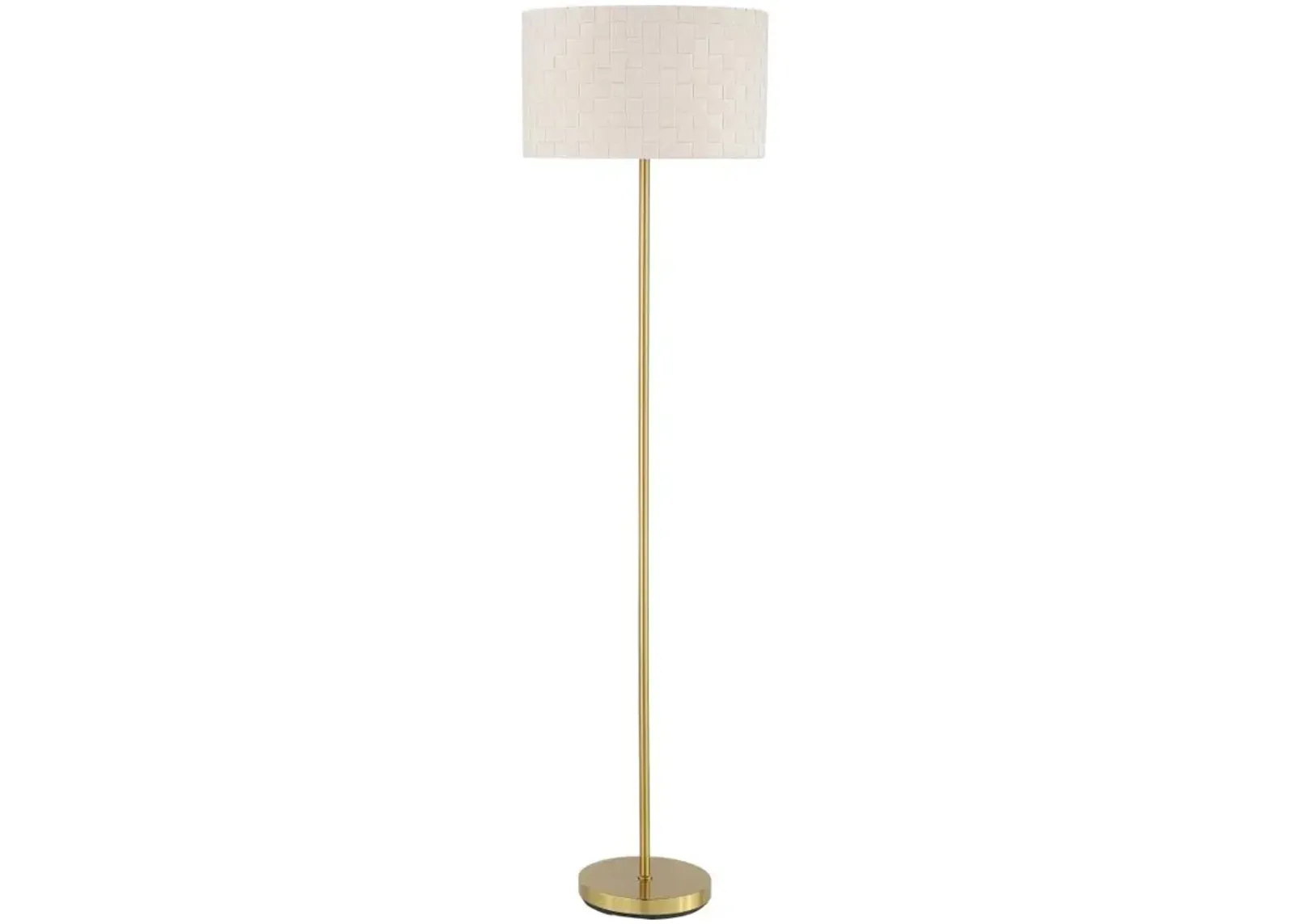 Ramiro Drum Shade Floor Lamp Gold