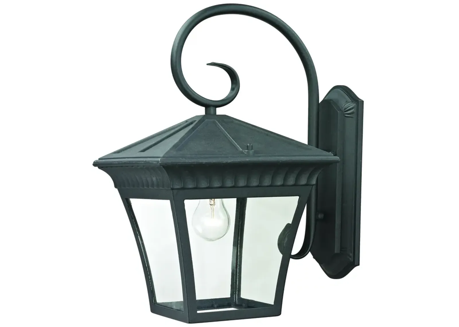 Ridgewood 18" High 1-Light Outdoor Sconce - Matte Textured Black