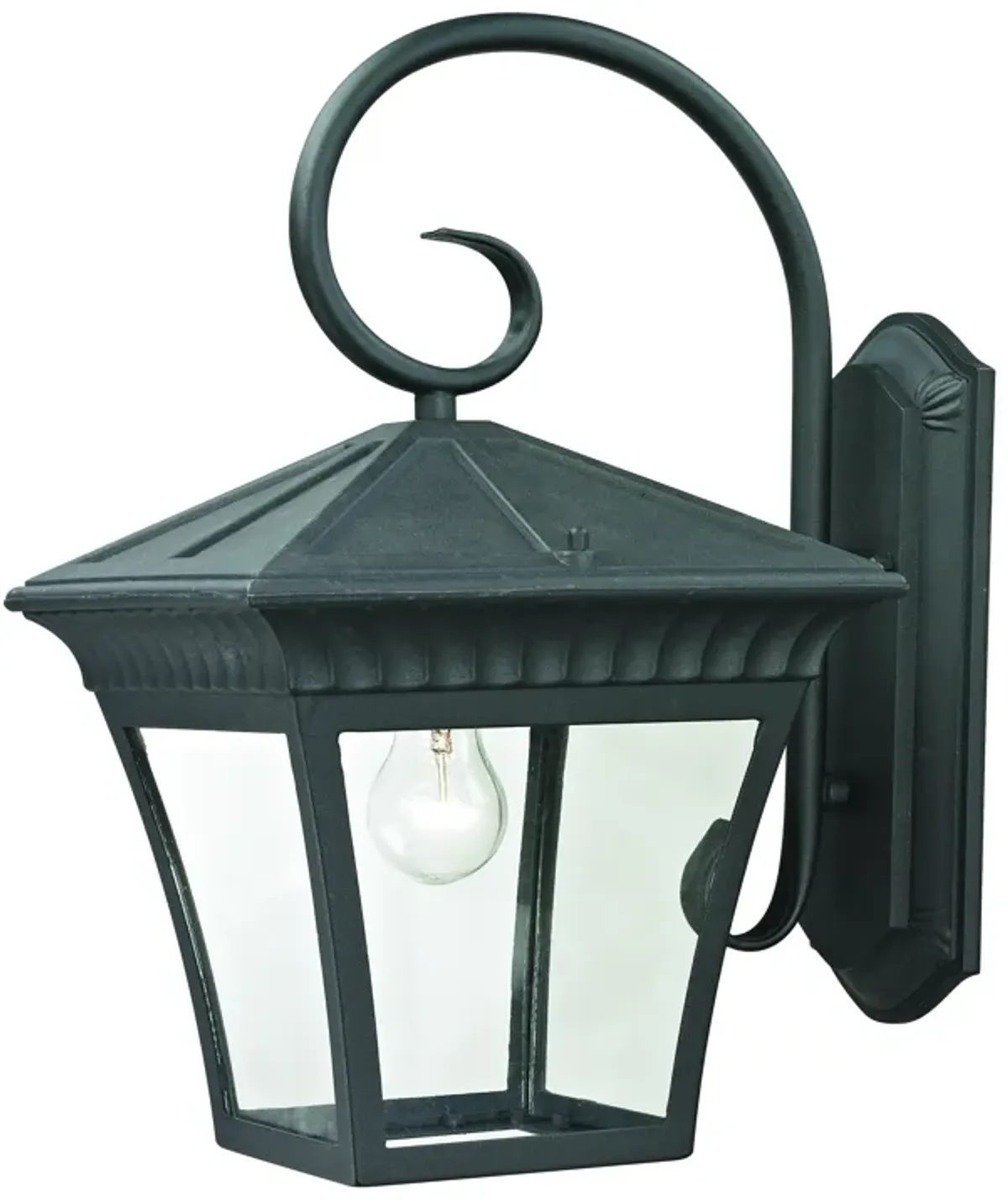 Ridgewood 18" High 1-Light Outdoor Sconce - Matte Textured Black