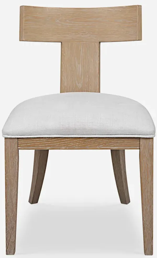Idris Armless Chair Natural