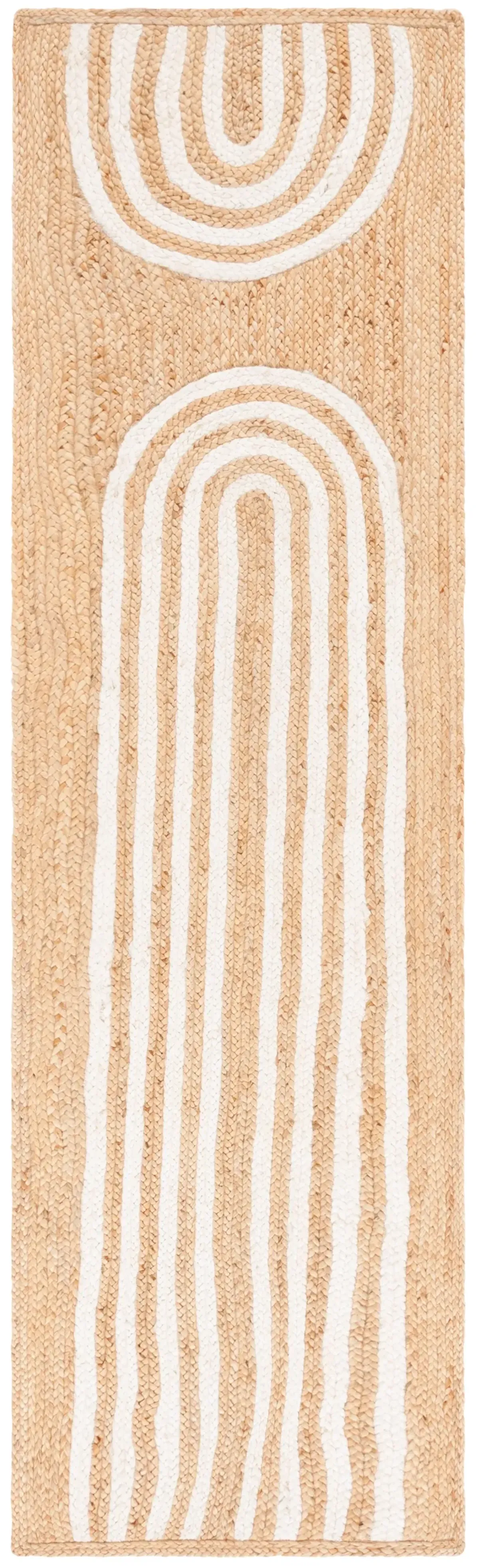 NATURAL FIBER 895 NATURAL  2'-3' x 9' Runner Rug