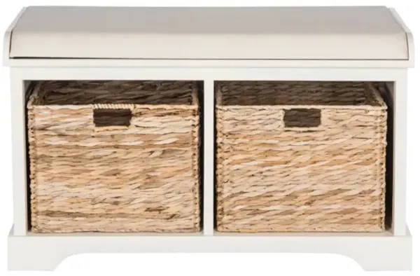 FREDDY WICKER STORAGE BENCH