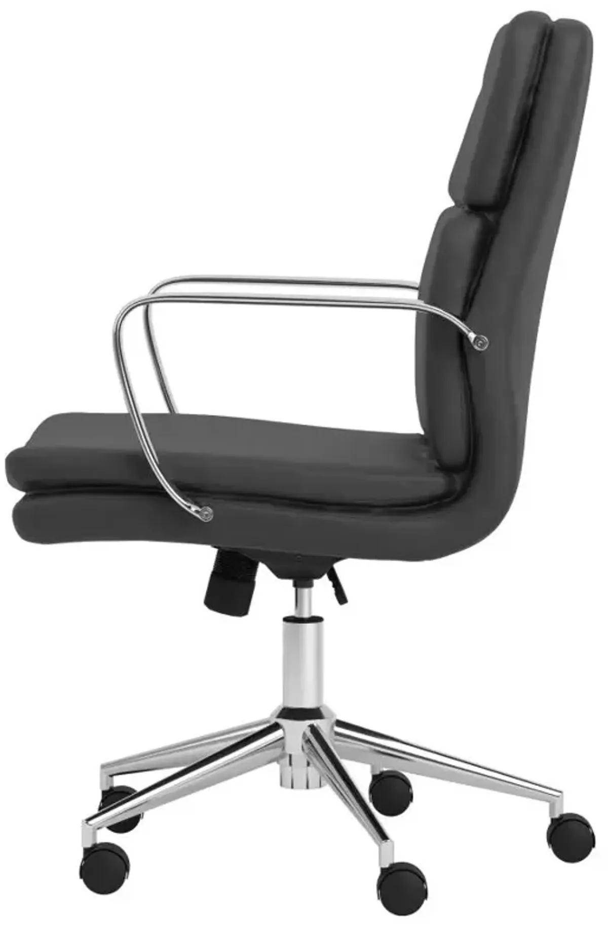 Adamstown Standard Back Upholstered Office Chair Black