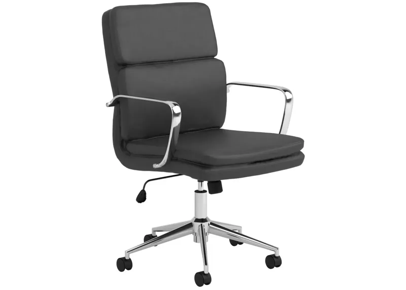 Adamstown Standard Back Upholstered Office Chair Black