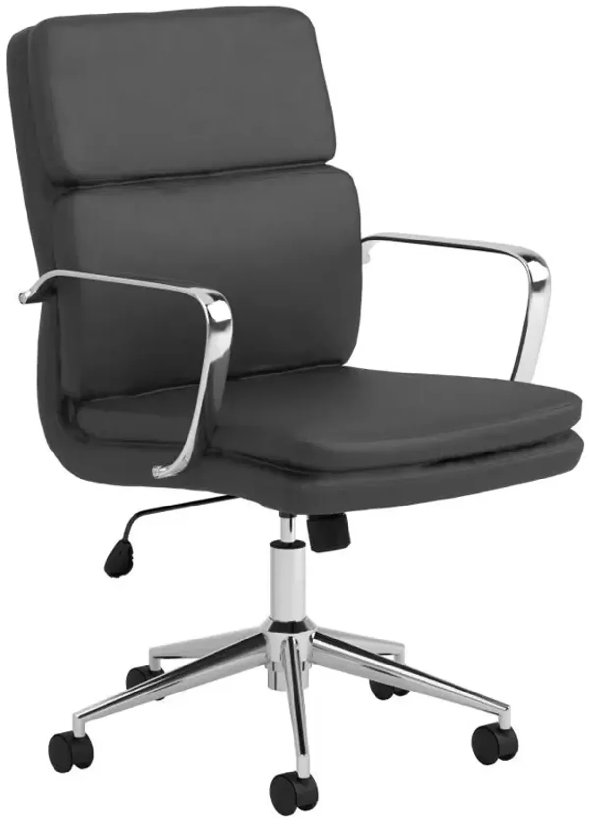 Adamstown Standard Back Upholstered Office Chair Black