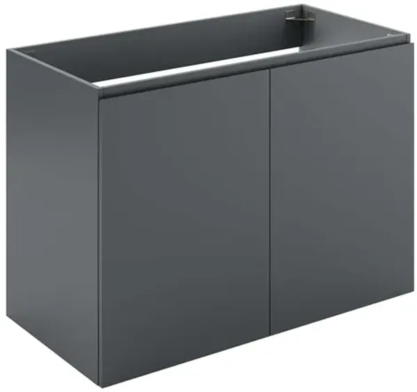 Vitality 36" Wall-Mount Bathroom Vanity (Sink Basin Not Included)