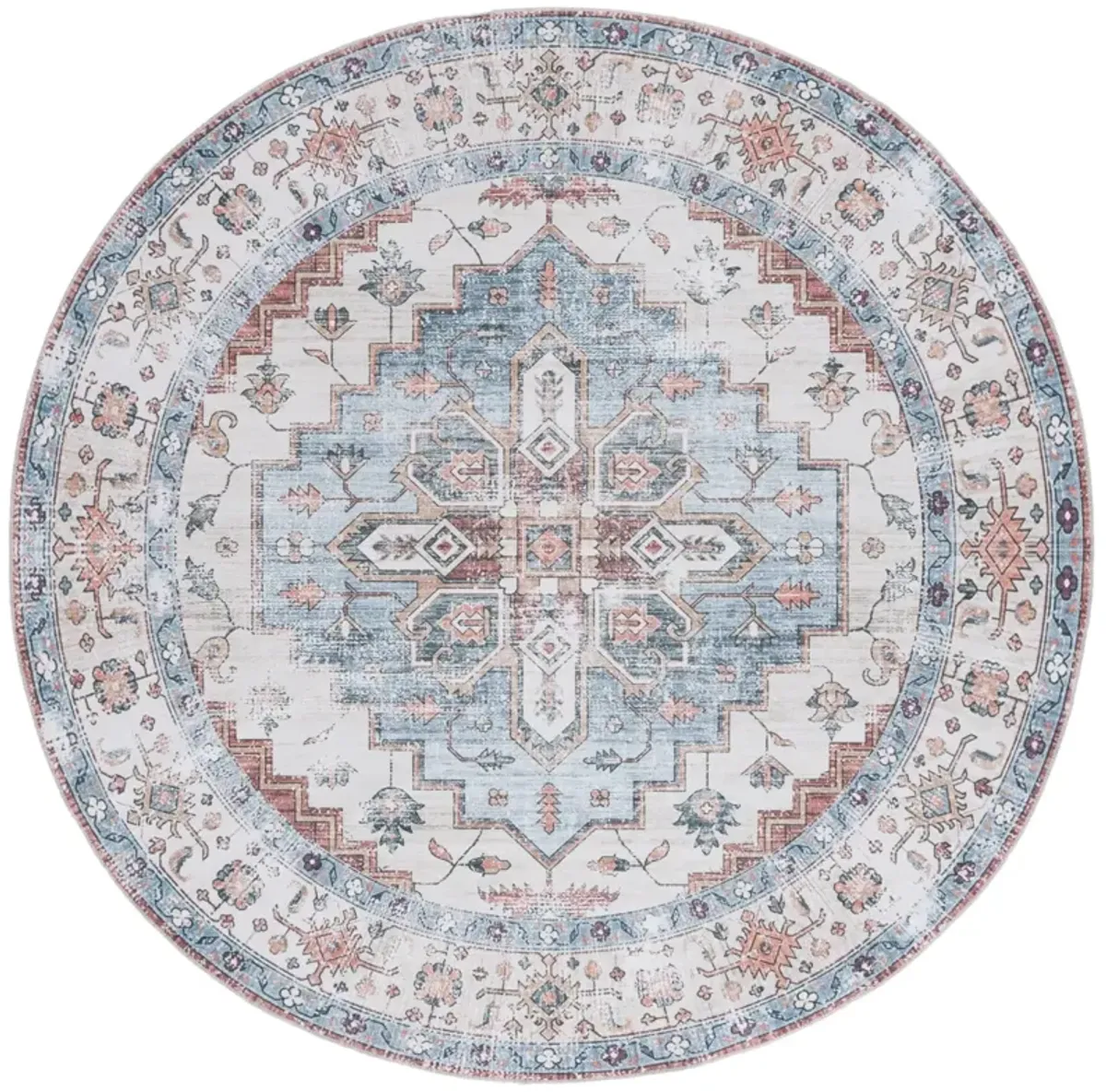 ARIZONA 209 SAGE  6' x 6' Round Round Rug