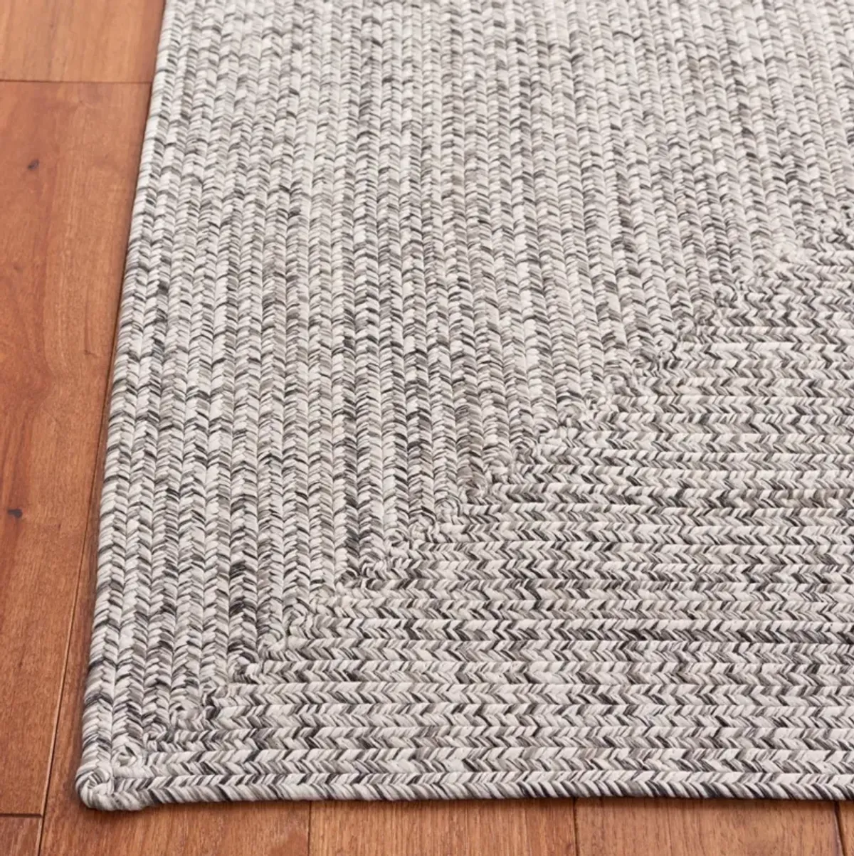 BRAIDED 201 GREY  7' x 7' Square Square Rug