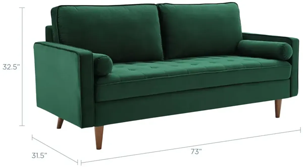 Valour Performance Velvet Sofa