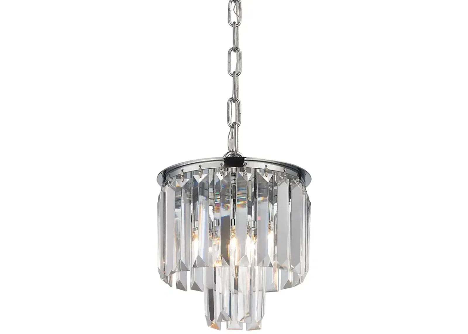 Palacial 8" Wide 1-Light Mini Pendant - Polished Chrome