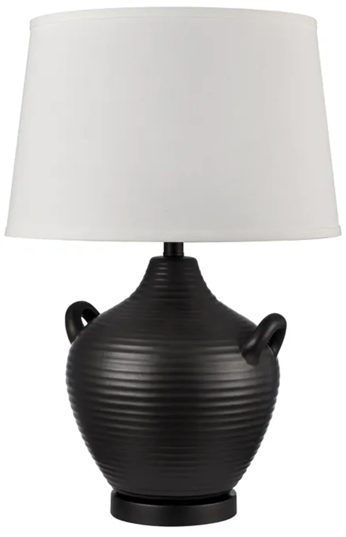 Oxford 25'' High 1-Light Table Lamp - Black - Includes LED Bulb