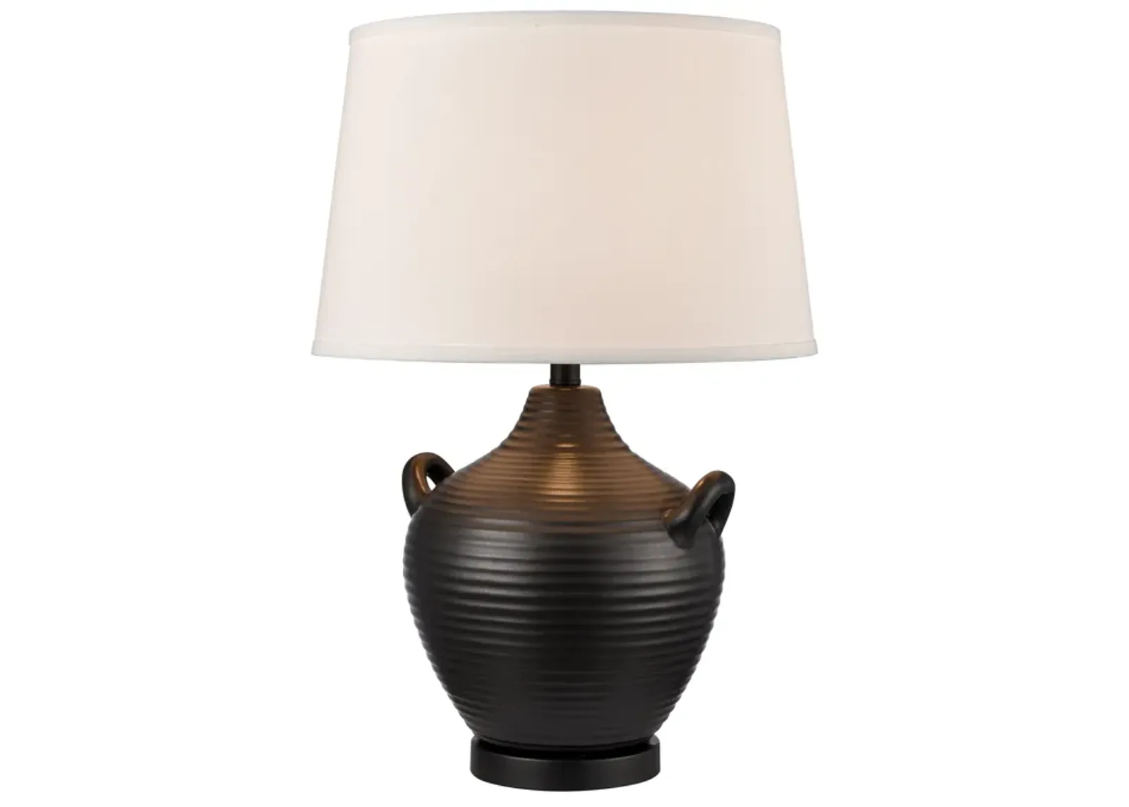 Oxford 25'' High 1-Light Table Lamp - Black - Includes LED Bulb