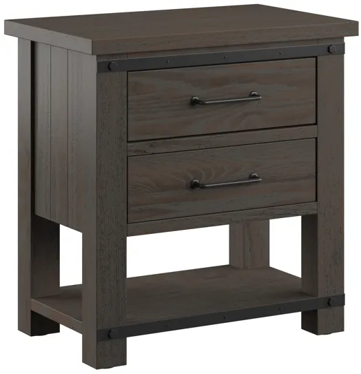 Newton 2-Drawer Nightstand