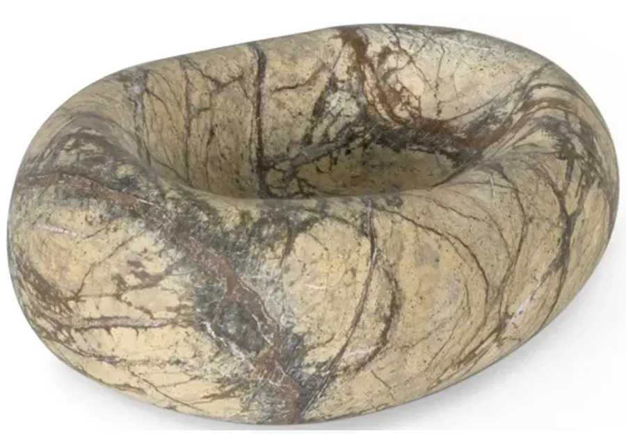 Lagoon Marble Bowl (Brown)