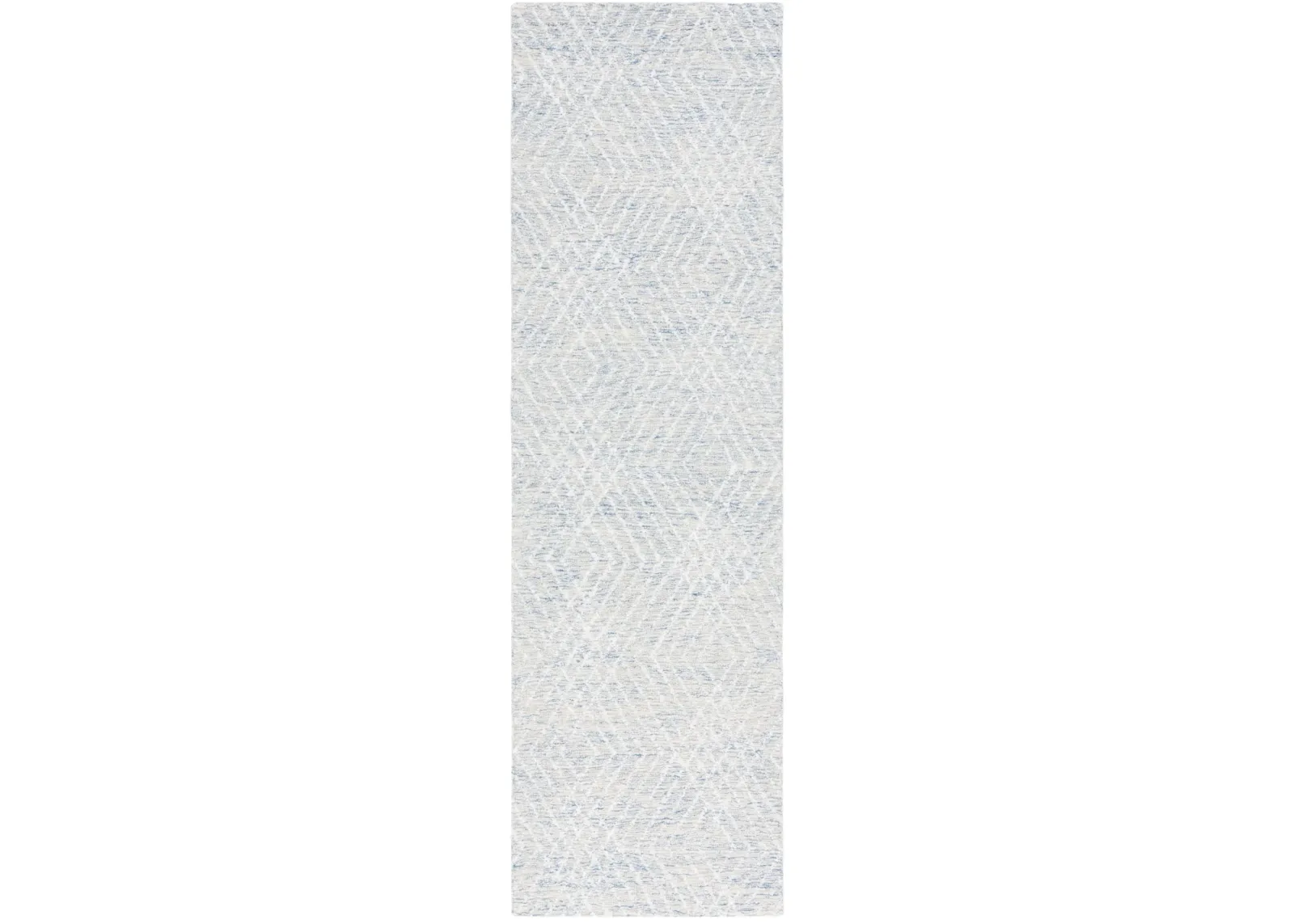 ABSTRACT 499 BLUE  2'-3' x 8' Runner Rug