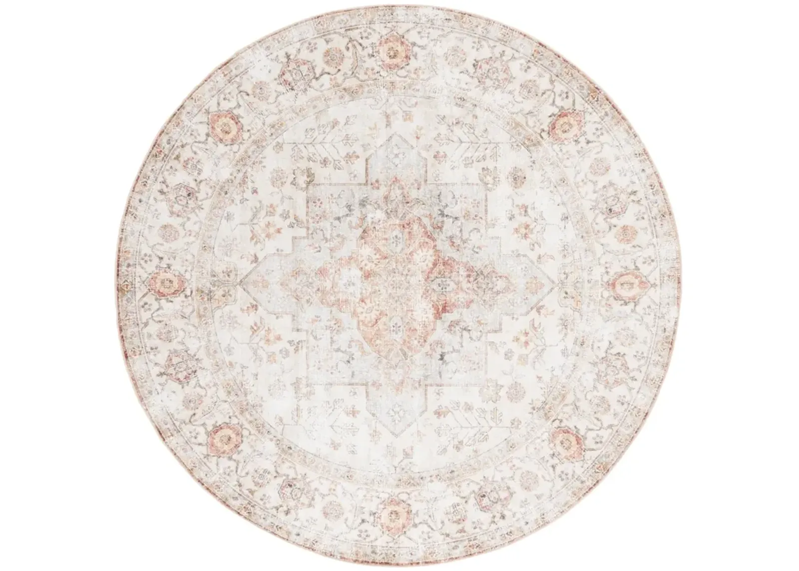 ARIZONA 305 BEIGE  6' x 6' Round Round Rug