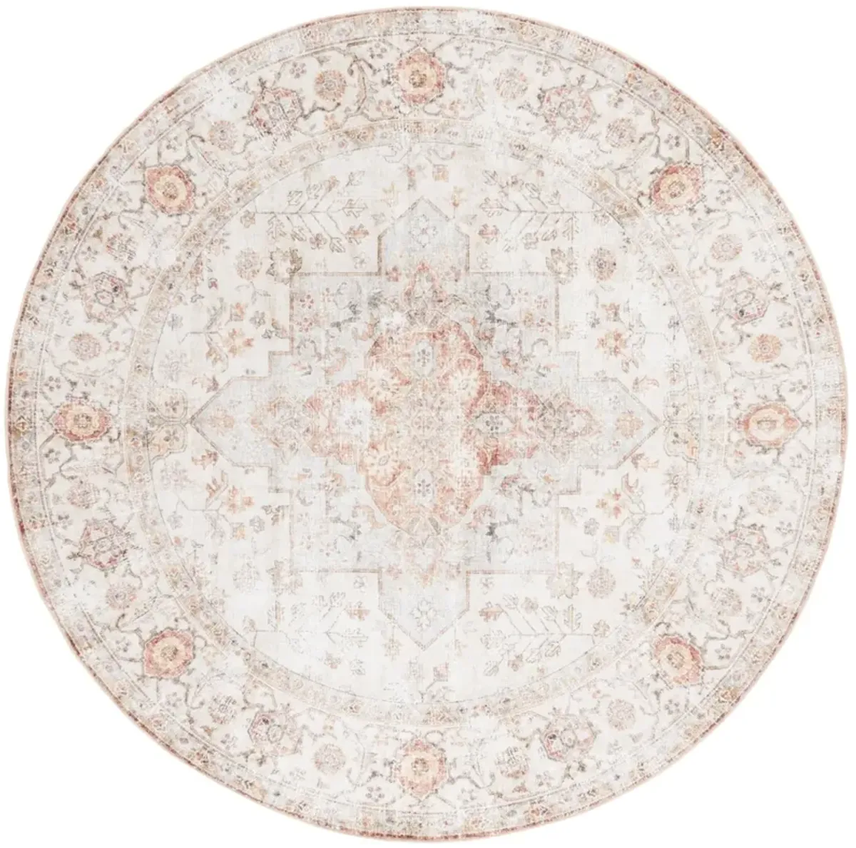 ARIZONA 305 BEIGE  6' x 6' Round Round Rug