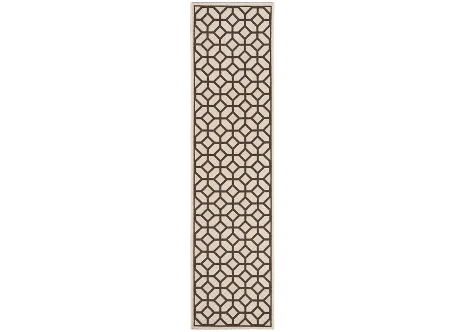 LINDEN 127 Collection LND127B-28 Natural / Brown 2'-2" X 8'