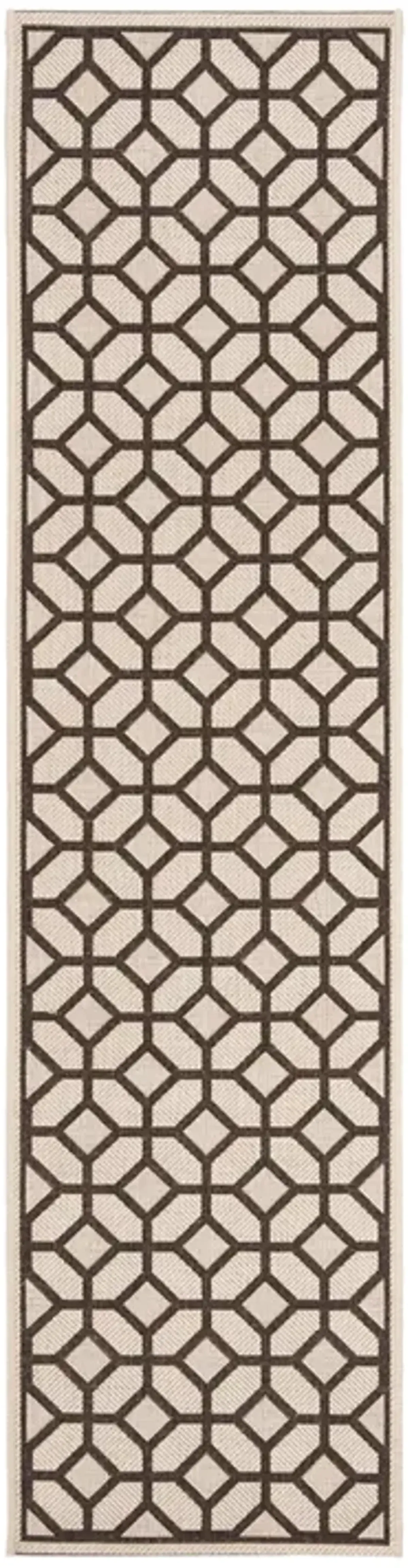 LINDEN 127 Collection LND127B-28 Natural / Brown 2'-2" X 8'