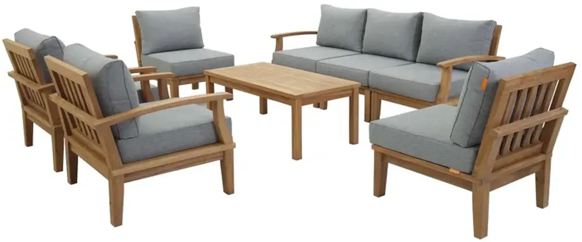 Marina 8 Piece Outdoor Patio Teak Set