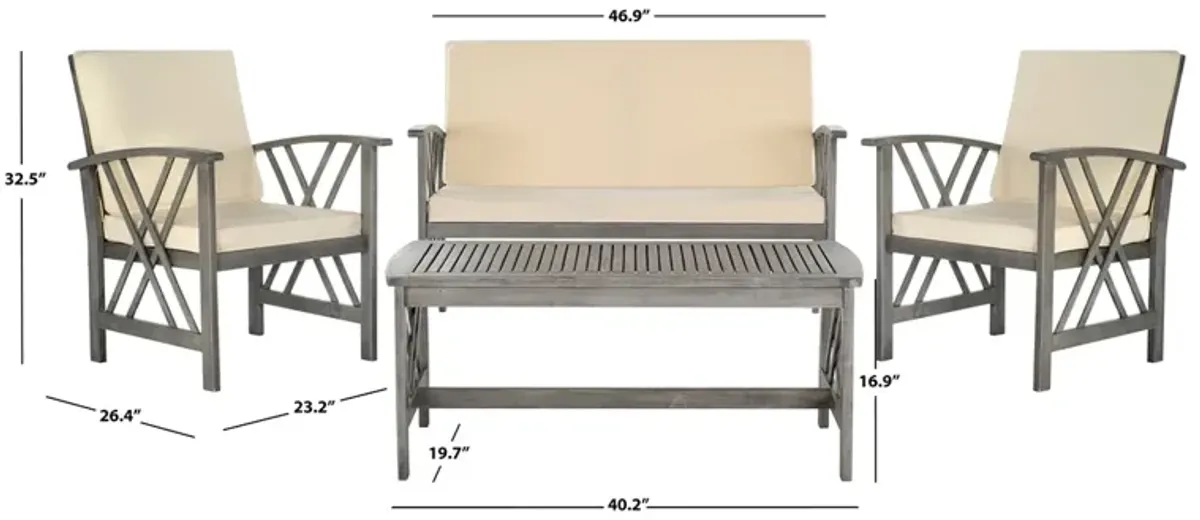 Fontana 4 Pc Outdoor Set