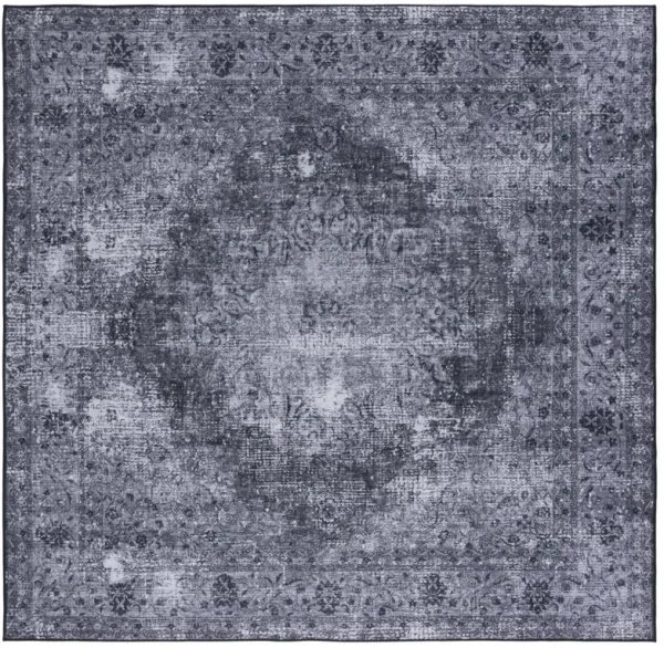 TUCSON 190 M/W S/R BLACK  4' x 4' Square Square Rug