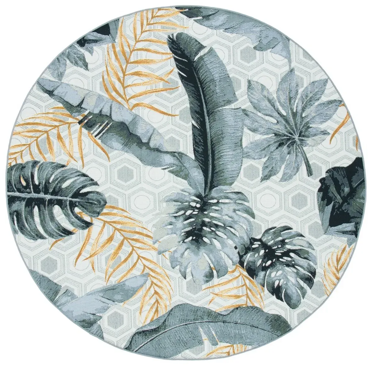 BARBADOS 524 Grey 8' X 8' Round Round Rug