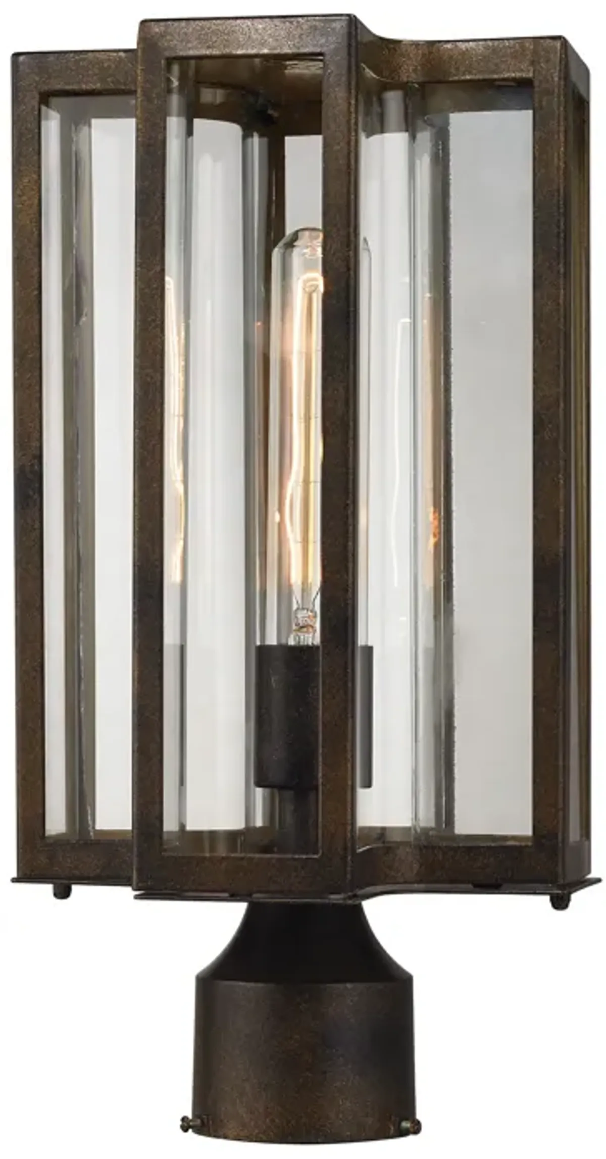 Bianca 15" High 1-Light Outdoor Post Light - Hazelnut Bronze