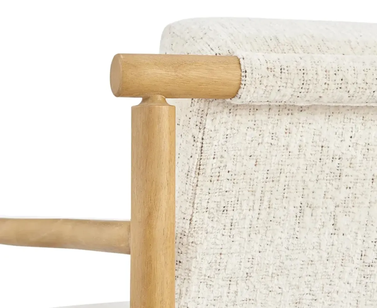 Arnold Fabric Accent Arm Chair, Concord Cream