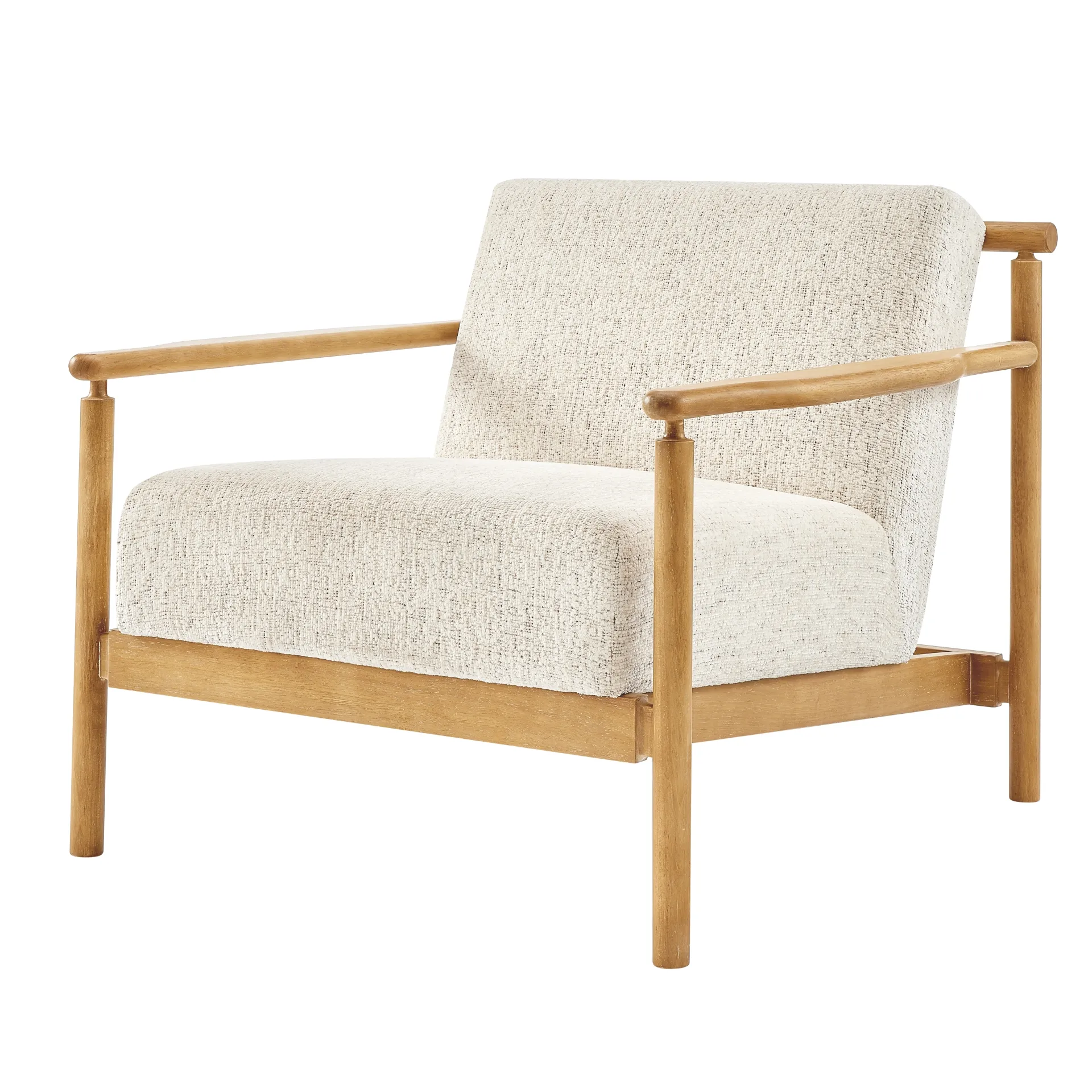 Arnold Fabric Accent Arm Chair, Concord Cream